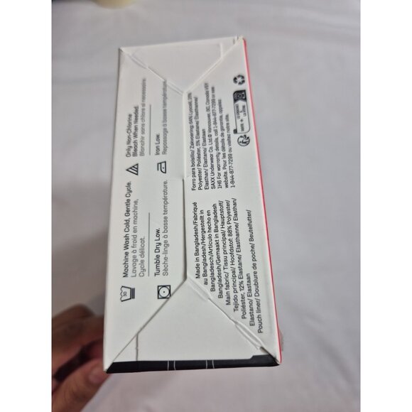 SAXX Men's Boxer Brief Size M Multi-Sport Mesh Slim Fit Stretch Gray Blue - Picture 5 of 6